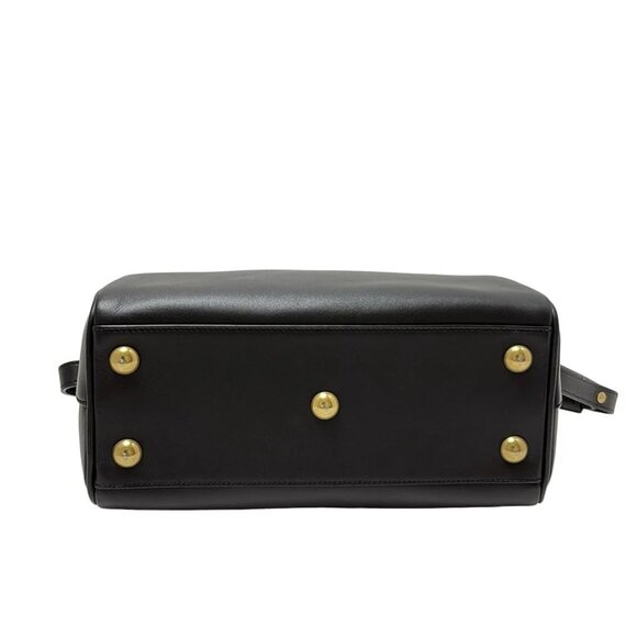 SAINT LAURENT PARIS Classic Baby Duffle Black Leather - Handbag 476-081825 - Picture 4 of 8